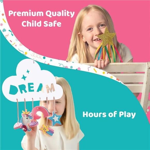 Unicorn Crafts for Kids Ages 4-8,8-in-1Unicorn Gifts for Girls,Unicorn Craft Kit - Picture 4 of 6